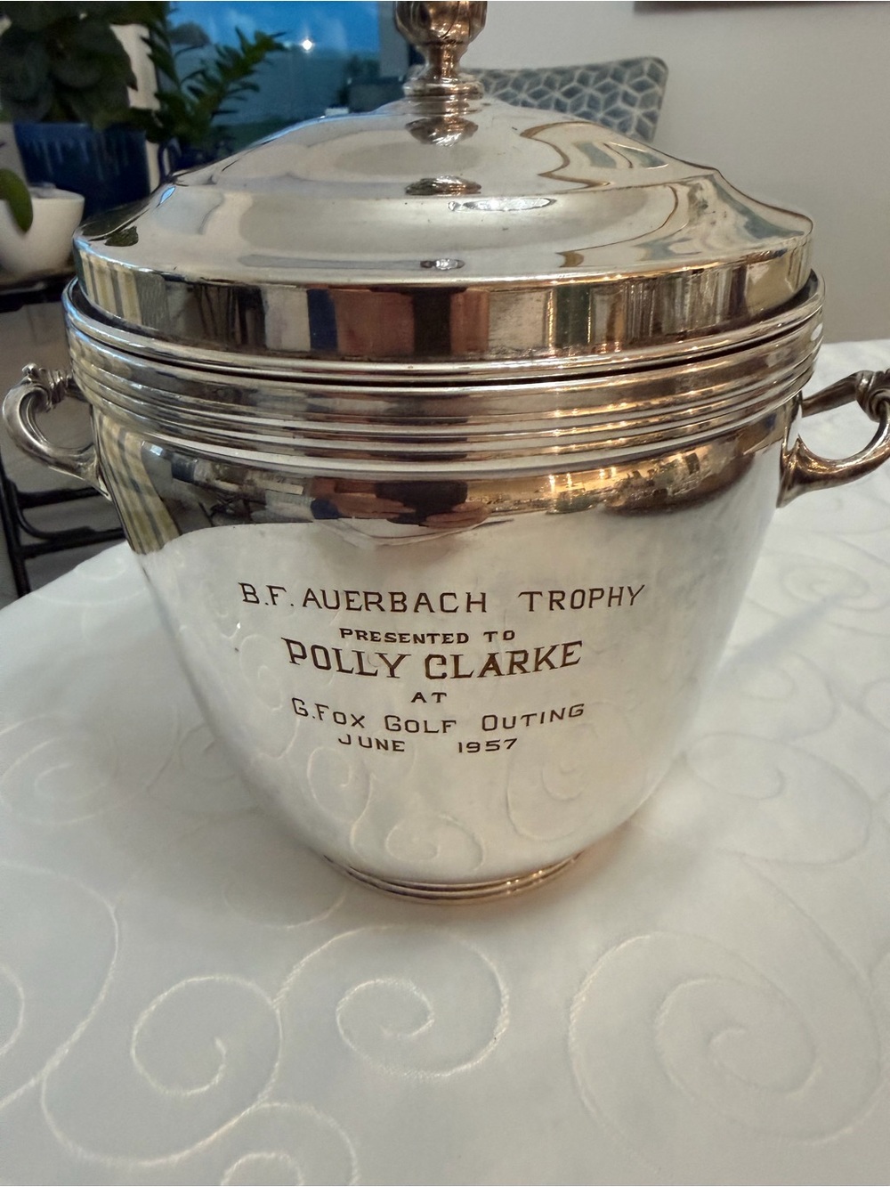 Vintage Silver Ice Bucket